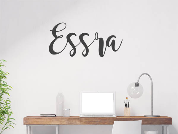 Wandtattoo Essra in Handschrift