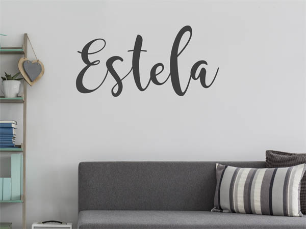 Wandtattoo Estela in Handschrift