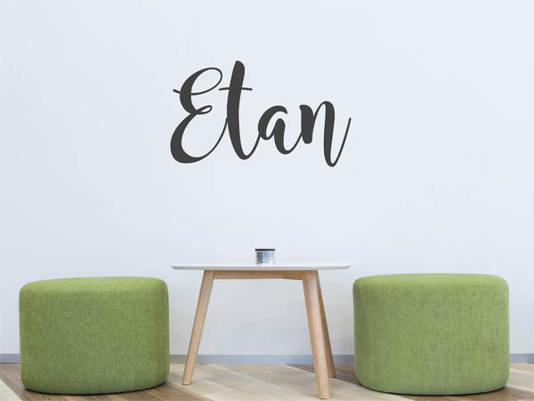 Wandtattoo Etan in Handschrift