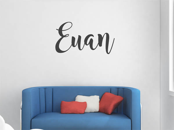 Wandtattoo Euan in Handschrift