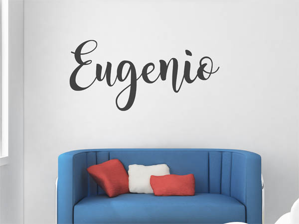 Wandtattoo Eugenio in Handschrift