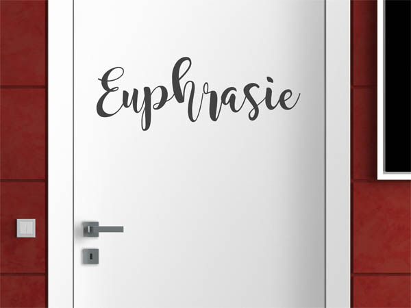 Wandtattoo Euphrasie in Handschrift