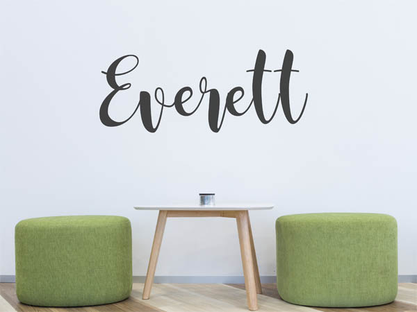 Wandtattoo Everett in Handschrift