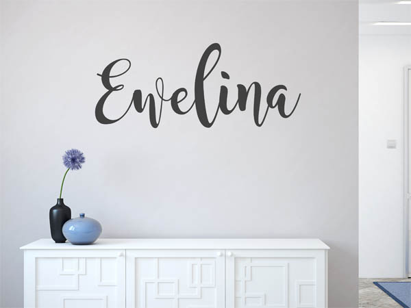 Wandtattoo Ewelina in Handschrift