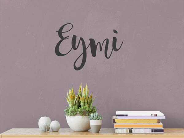 Wandtattoo Eymi in Handschrift