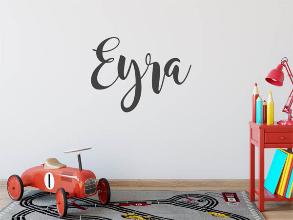 Wandtattoo Eyra in Handschrift