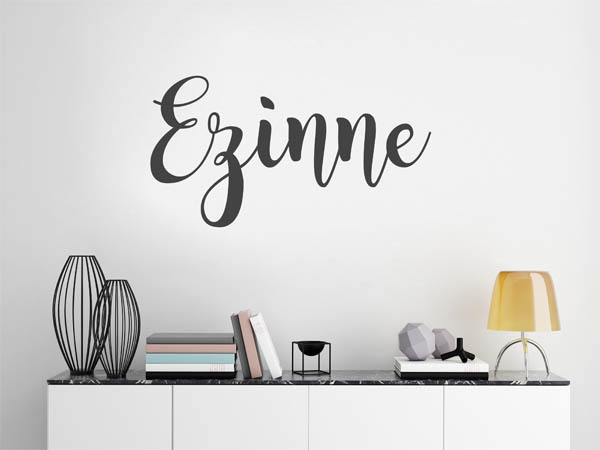 Wandtattoo Ezinne in Handschrift