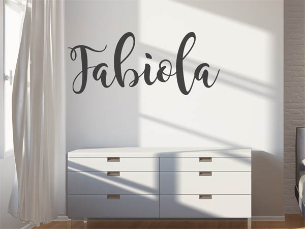 Wandtattoo Fabiola in Handschrift