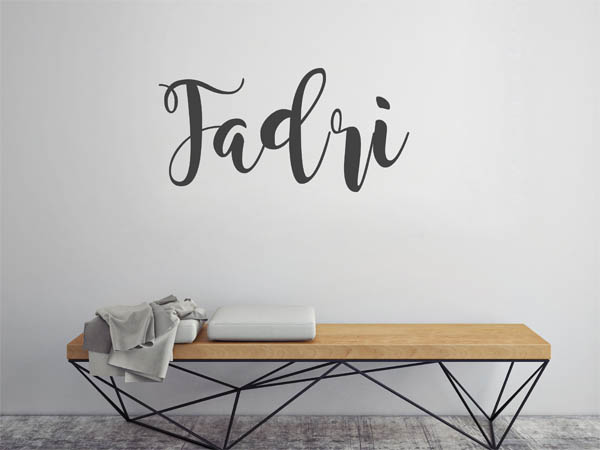 Wandtattoo Fadri in Handschrift