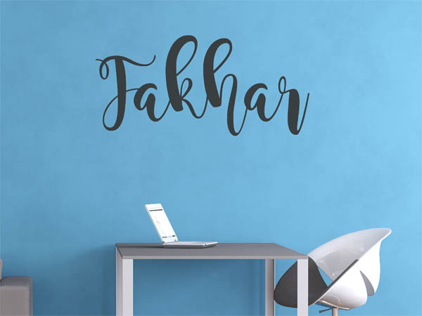 Wandtattoo Fakhar in Handschrift