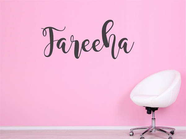 Wandtattoo Fareeha in Handschrift