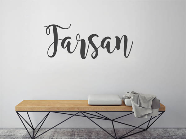 Wandtattoo Farsan in Handschrift