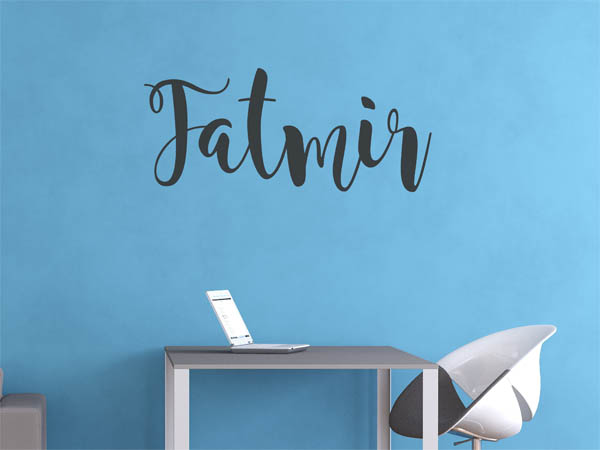 Wandtattoo Fatmir in Handschrift