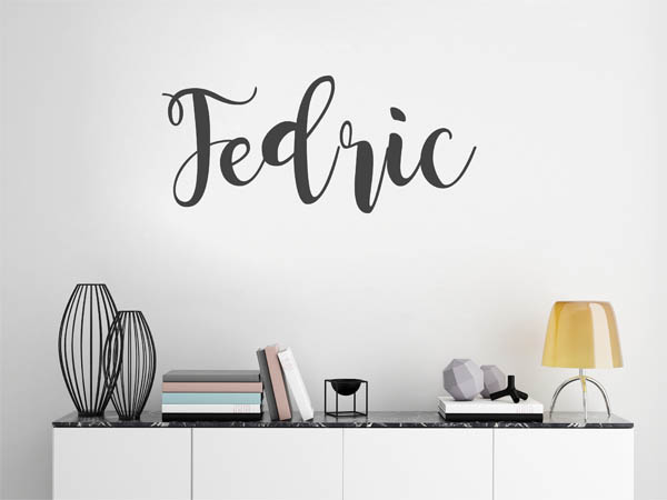 Wandtattoo Fedric in Handschrift