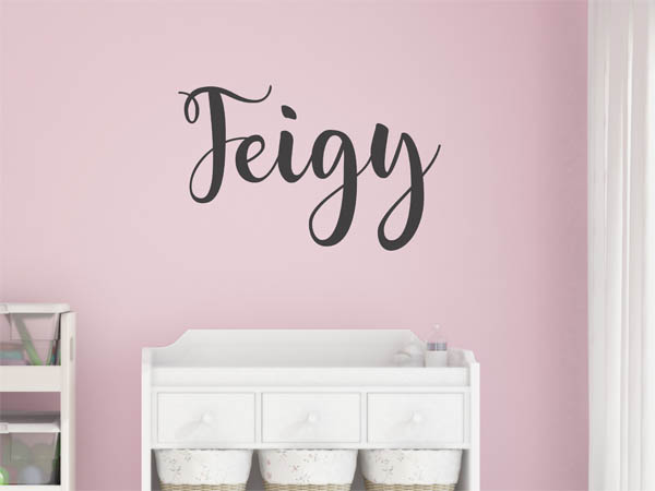Wandtattoo Feigy in Handschrift
