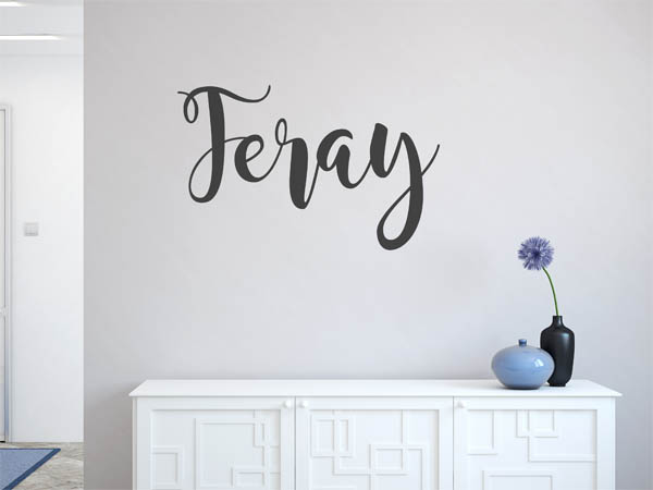 Wandtattoo Feray in Handschrift