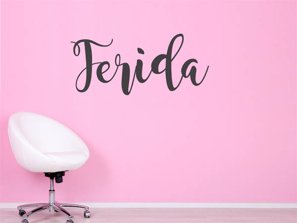 Wandtattoo Ferida in Handschrift