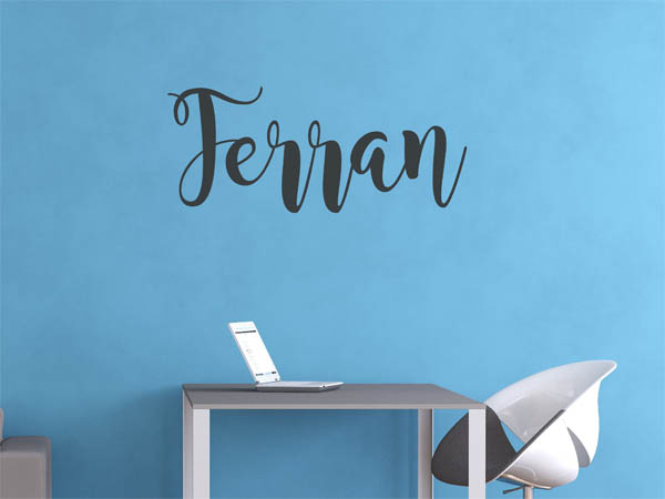 Wandtattoo Ferran in Handschrift
