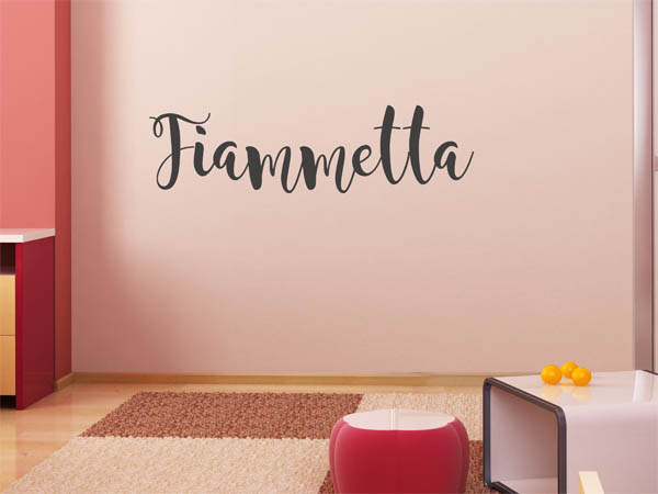 Wandtattoo Fiammetta in Handschrift