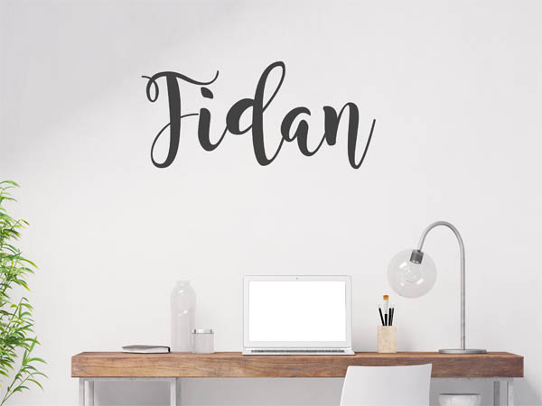 Wandtattoo Fidan in Handschrift