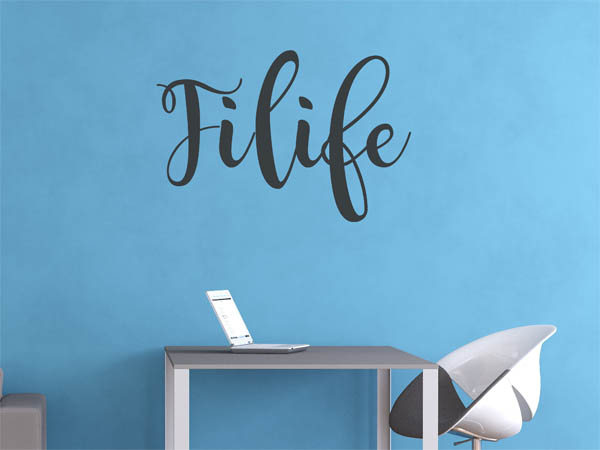 Wandtattoo Filife in Handschrift