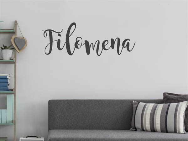 Wandtattoo Filomena in Handschrift
