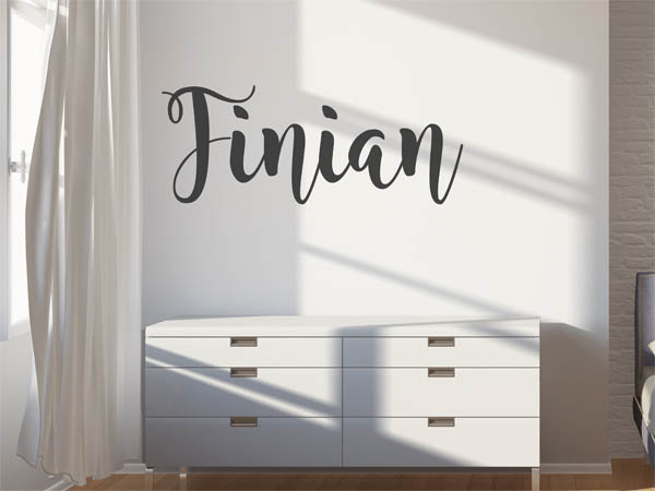 Wandtattoo Finian in Handschrift