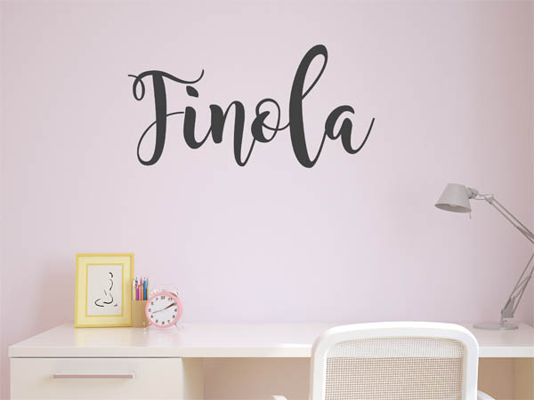 Wandtattoo Finola in Handschrift