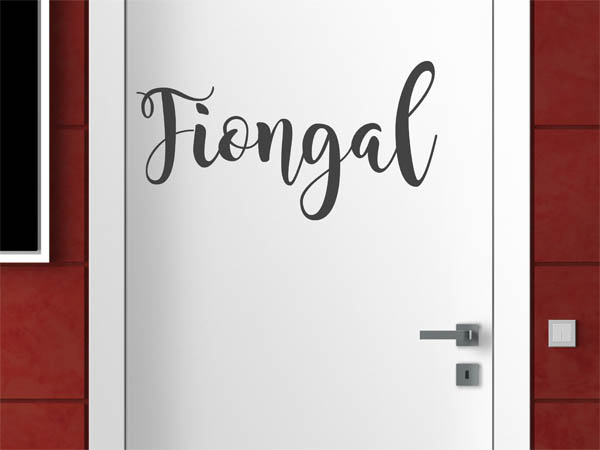 Wandtattoo Fiongal in Handschrift