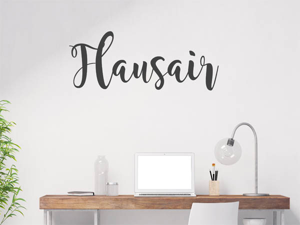 Wandtattoo Flausair in Handschrift