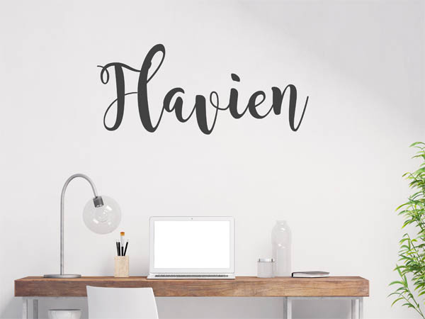 Wandtattoo Flavien in Handschrift
