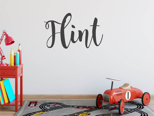 Wandtattoo Flint in Handschrift