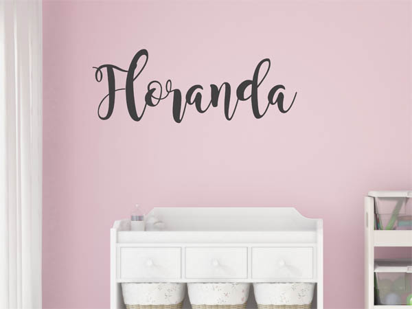 Wandtattoo Floranda in Handschrift