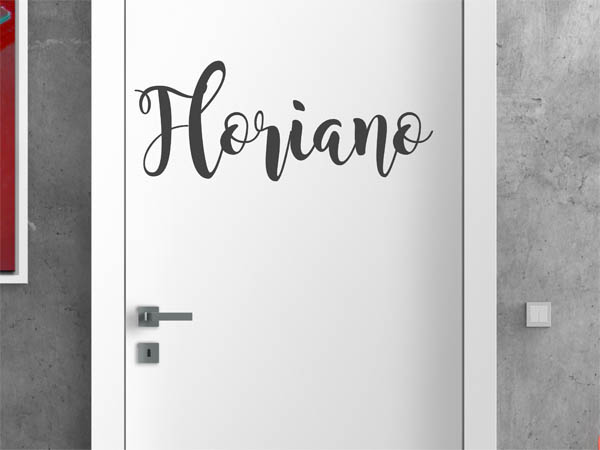 Wandtattoo Floriano in Handschrift