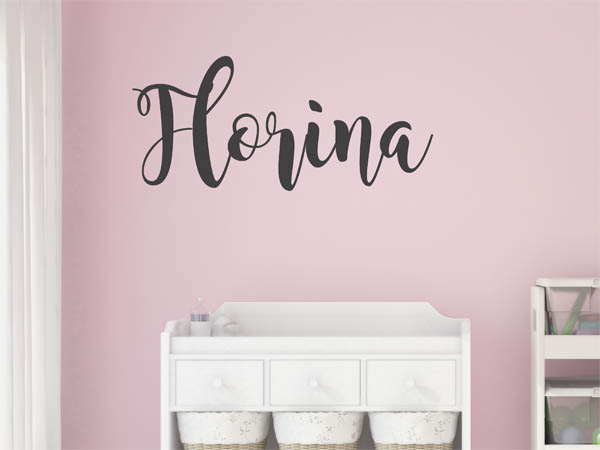 Wandtattoo Florina in Handschrift