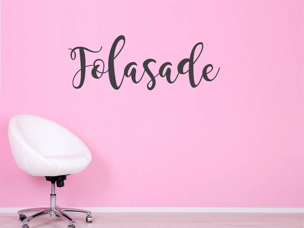 Wandtattoo Folasade in Handschrift