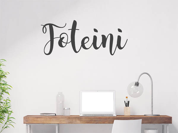 Wandtattoo Foteini in Handschrift