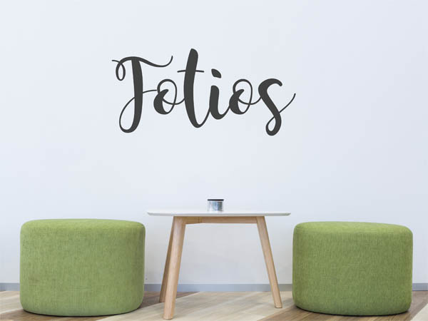 Wandtattoo Fotios in Handschrift