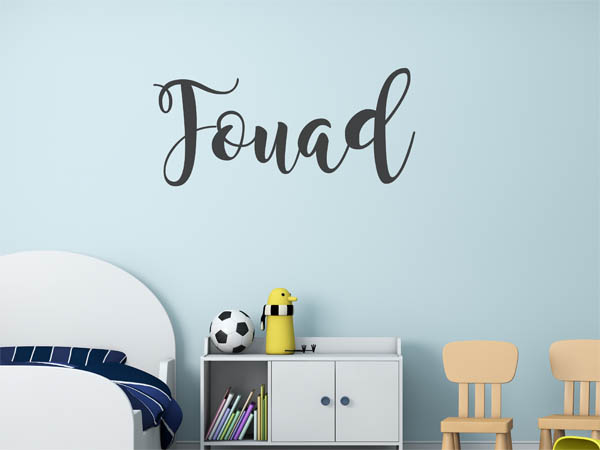 Wandtattoo Fouad in Handschrift