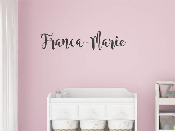 Wandtattoo Franca-Marie in Handschrift