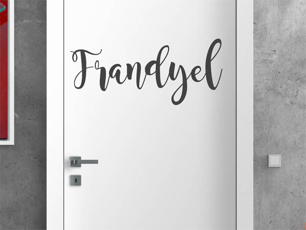 Wandtattoo Frandyel in Handschrift