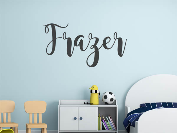 Wandtattoo Frazer in Handschrift