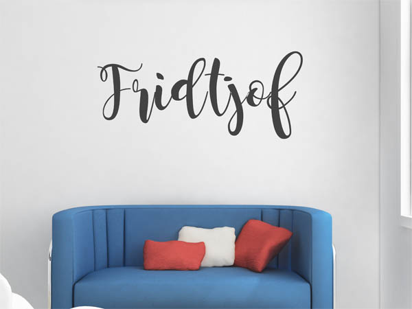 Wandtattoo Fridtjof in Handschrift