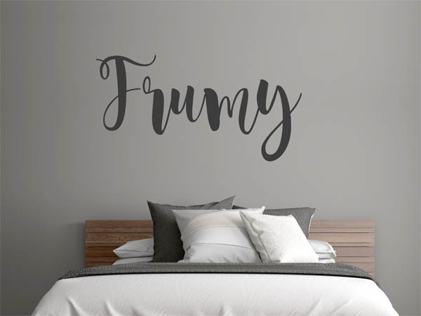 Wandtattoo Frumy in Handschrift
