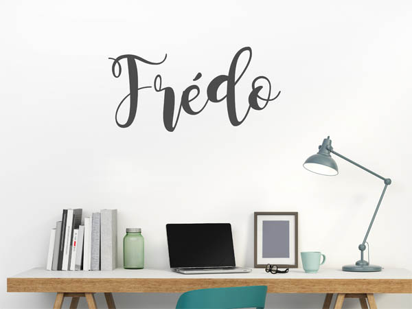 Wandtattoo Frédo in Handschrift