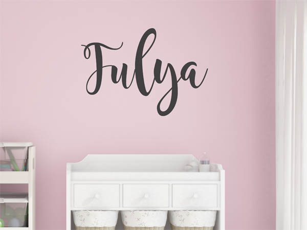 Wandtattoo Fulya in Handschrift