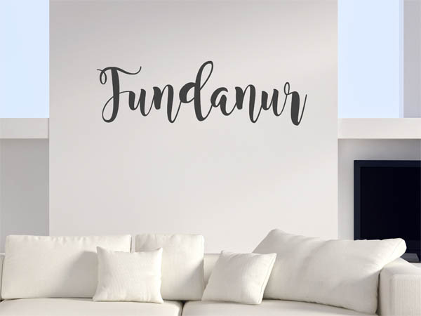 Wandtattoo Fundanur in Handschrift