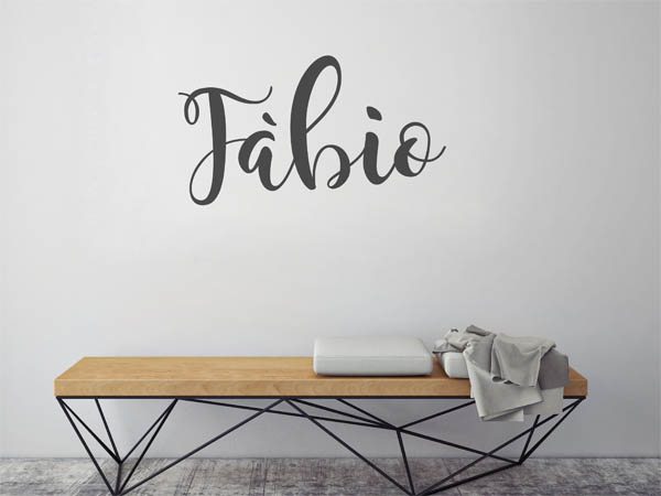 Wandtattoo Fàbio in Handschrift