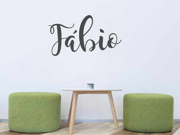 Wandtattoo Fábio in Handschrift