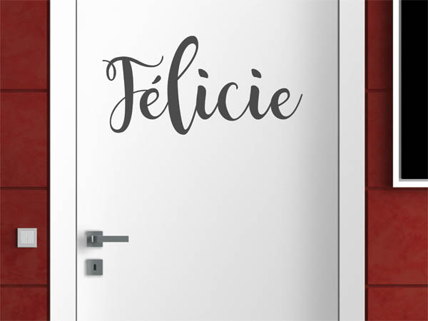 Wandtattoo Félicie in Handschrift